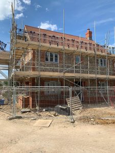 Scaffolding Aston Clinton Fence