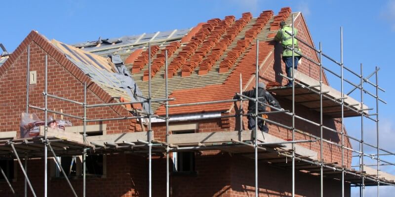 Builder On The Scaffolding