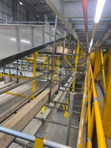 Close Up Of Internal Scaffolding