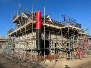 New Build Scaffolding Installed