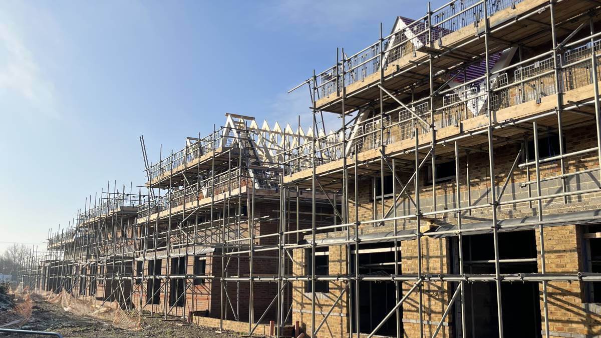 New Build Home Scaffolding, Aylesbury