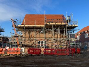 Scaffolding On New Home