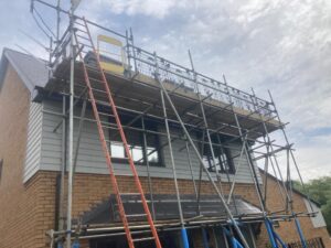 Scaffolding for solar panels