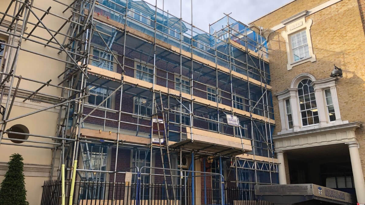 External Scaffolding For Decoration Work, Richmond