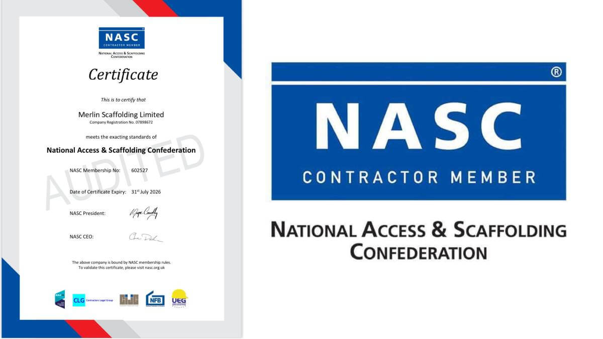Merlin Scaffolding NASC Accreditation