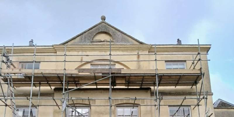 front of a house